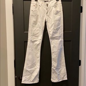 Hudson White flare jeans! Like New!!!